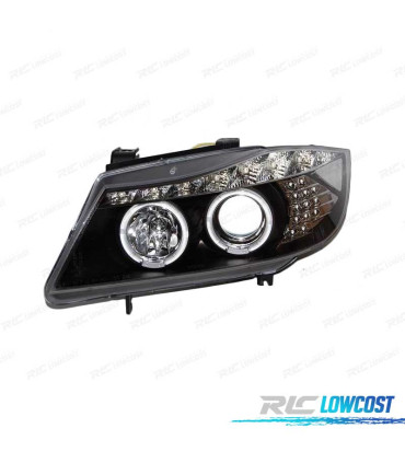 FAROS BMW E90 05-08 LUZ DIURNA LED NEGRO