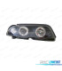 FAROS BMW E46 SEDAN 98-01 OJOS ANGEL INTERMITENTE INCORPORADO NEGRO