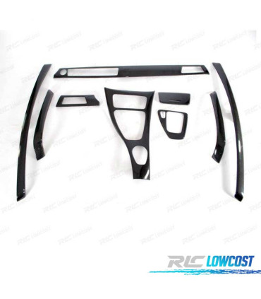 KIT EMBELLECEDORES INTERIOR BMW E90 IDRIVE CARBONO