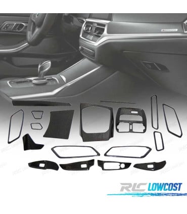KIT EMBELLECEDORES INTERIOR BMW G20 CARBONO