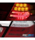 PILOTOS BMW E46 COUPE 03-05 LED LOOK CARDNA ROJO AHUMADO