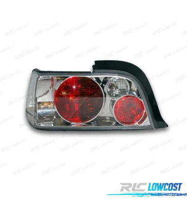 PILOTOS BMW E36 COUPE LED LOOK LEXUS FONDO CROMO