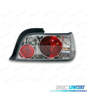 PILOTOS BMW E36 COUPE LED LOOK LEXUS FONDO CROMO