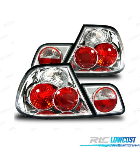 PILOTOS BMW E46 4P 98-01 LED LOOK LEXUS FONDO CROMO
