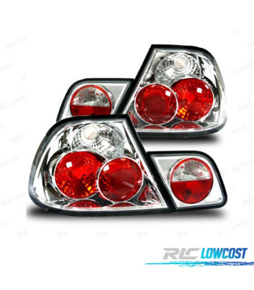 PILOTOS BMW E46 4P 98-01 LED LOOK LEXUS FONDO CROMO