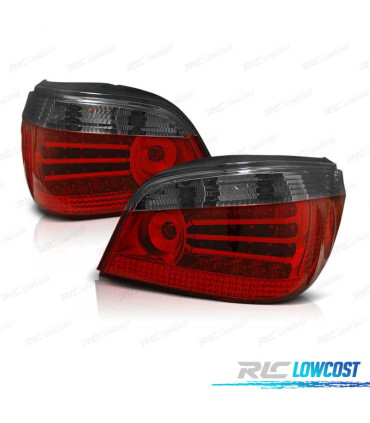PILOTOS BMW E60 LCI 07-10 LED ROJO AHUMADO