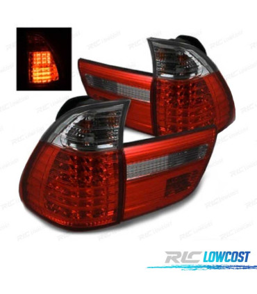 PILOTOS BMW X5 E53 LED ROJO AHUMADO