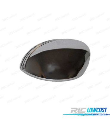 CARCASAS ESPEJOS CITROEN C2 C3 02-10 PEUGEOT 206 98-09 CROMO