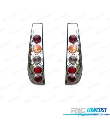 PILOTOS FIAT PUNTO 93-99 LOOK LEXUS FONDO CROMO