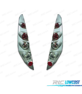 PILOTOS FIAT PUNTO 99-03 LOOK LEXUS FONDO CROMO
