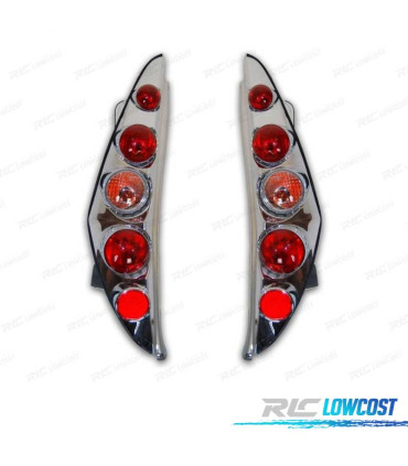 PILOTOS FIAT PUNTO 99-03 LOOK LEXUS FONDO CROMO
