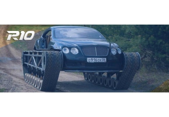 La locura del día es este Bentley Continental GT convertido en un tanque (+vídeo)